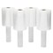 4-Pack Stretch Wrap Roll with Handle for Moving Supplies, Clear Cling 80 Gauge Plastic Shrink Film for Packing, Shipping, Furniture Storage, Wrapping Luggage (5 Inches x 1000 Feet Per Roll)